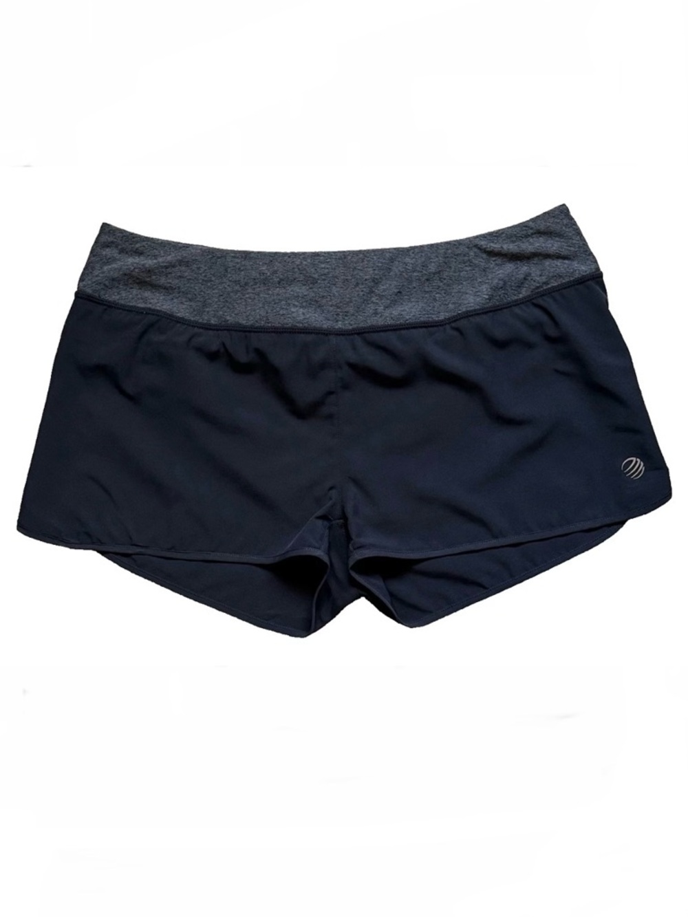 MPG Women's Black Athletic Shorts Running Gym Training Lined Zipper Pocket EUC